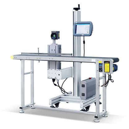 ZONESUN ZS-LMC1 CO₂ Laser Date Code Printing Machine with Conveyor  ZONESUNPRO
