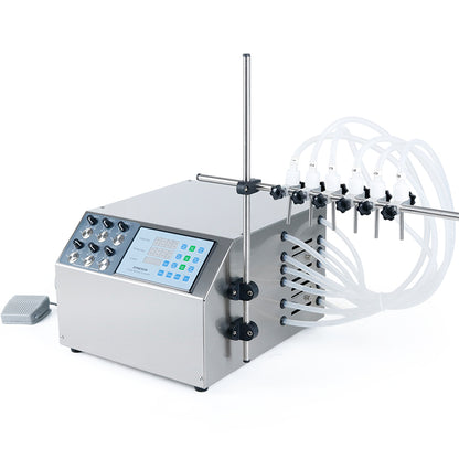 ZONESUN ZS-DPYT6P Semi Automatic 6 Nozzles Diaphragm Pump Liquid Filling Machine