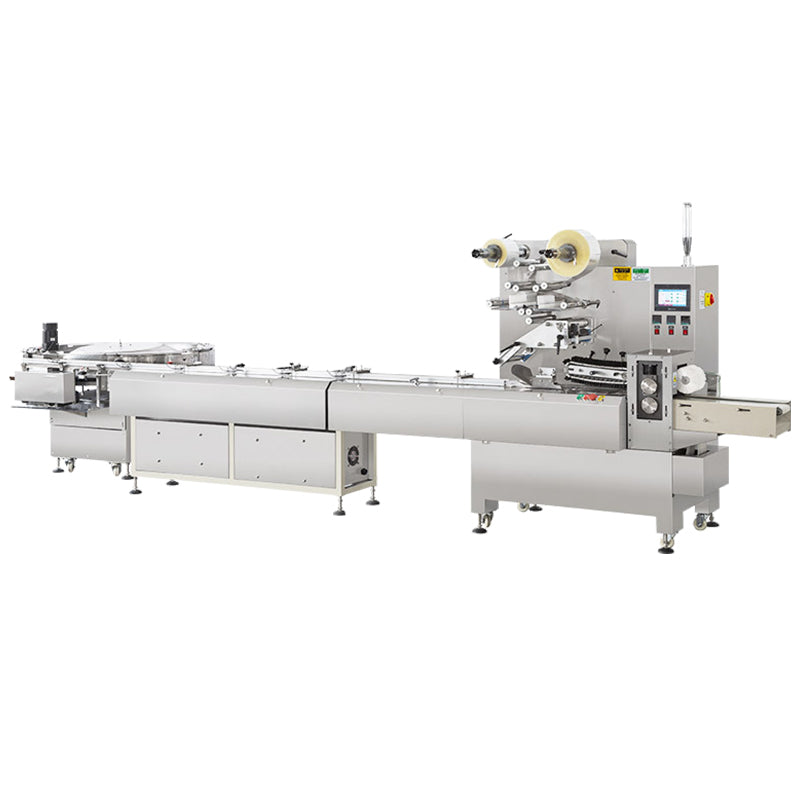 ZONESUN ZS-HYS350U Horizontal Automatic Bag Sealing Packaging Machine with Material Unscrambler