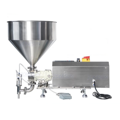 Máquina de llenado de líquido de pasta de bomba de rotor semiautomática ZONESUN ZS-RPGT900