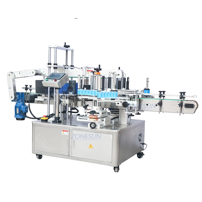 ZONESUN ZS-TB300 Automatic Double Size Round Square Bottle Labeling Machine