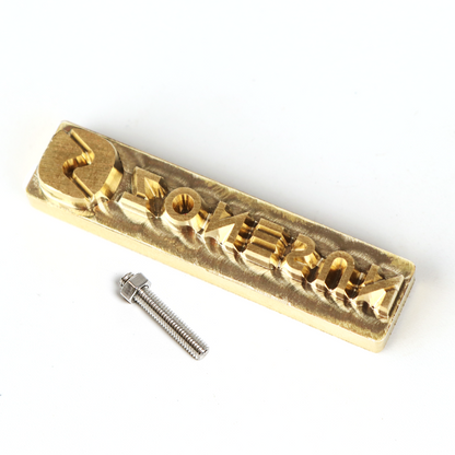 ZONESUN Custom Brass Stamping Embossing Tool