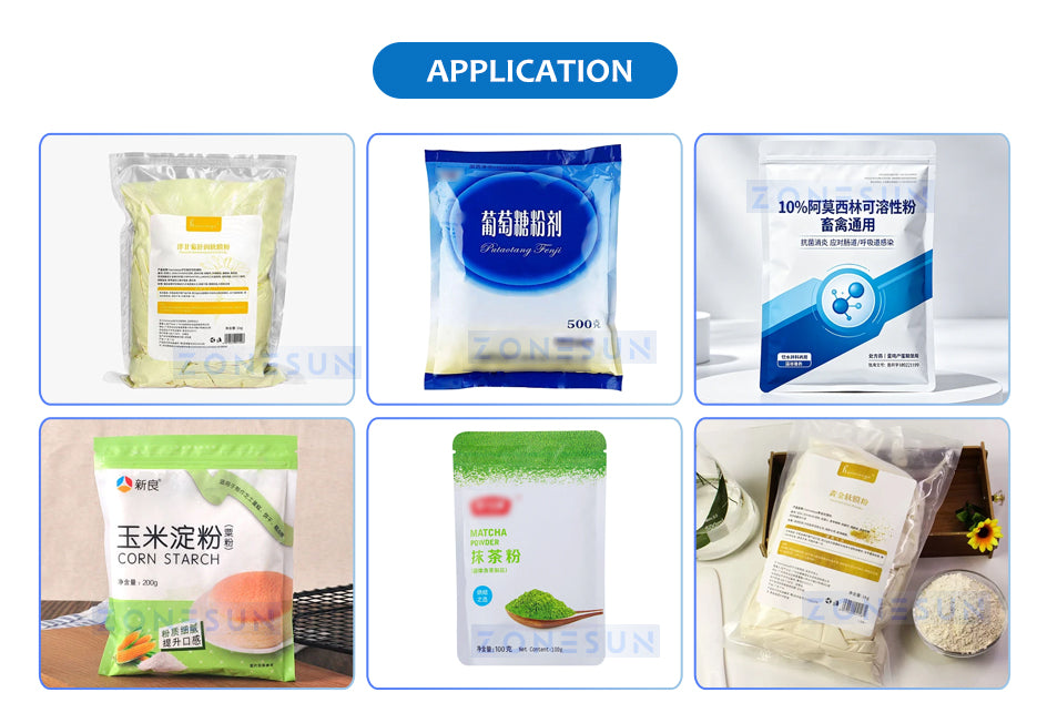 ZONESUN ZS-FAL180X6 Automatic Powder Mixing Feeding Filling Sealing Production Line