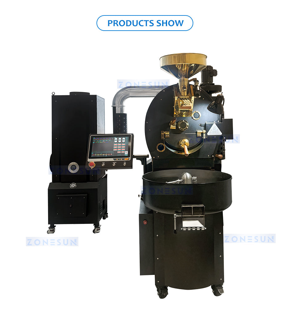 ZONESUN ZS-GHK3 Automatic Coffee Bean Roasting Machine