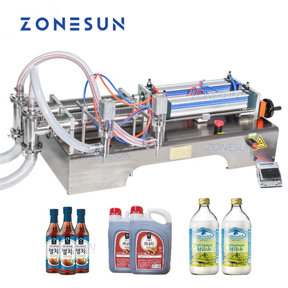 ZONESUN ZS-YT2 Nozzles Full Pneumatic Liquid Filling Machine
