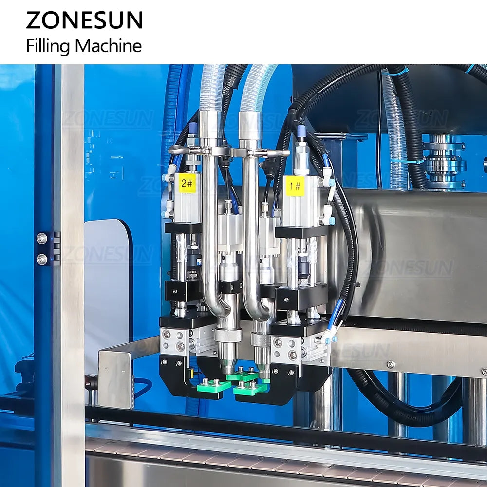 ZONESUN ZS-VTGF2 Servo Gear Pump Viscous Liquid Tracking Filling Machine