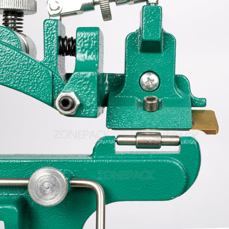 ZONESUN Leather Paring Device Kid Manual Leather Skiver Hand Skiving Machine