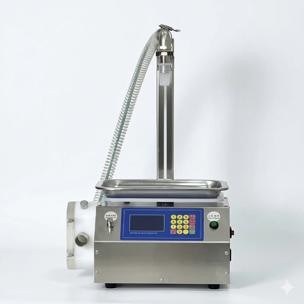 ZONESUN ZS-GPGT1C Semi-automatic Gear Pump Paste Weighing And Filling Machine  ZONESUNPRO