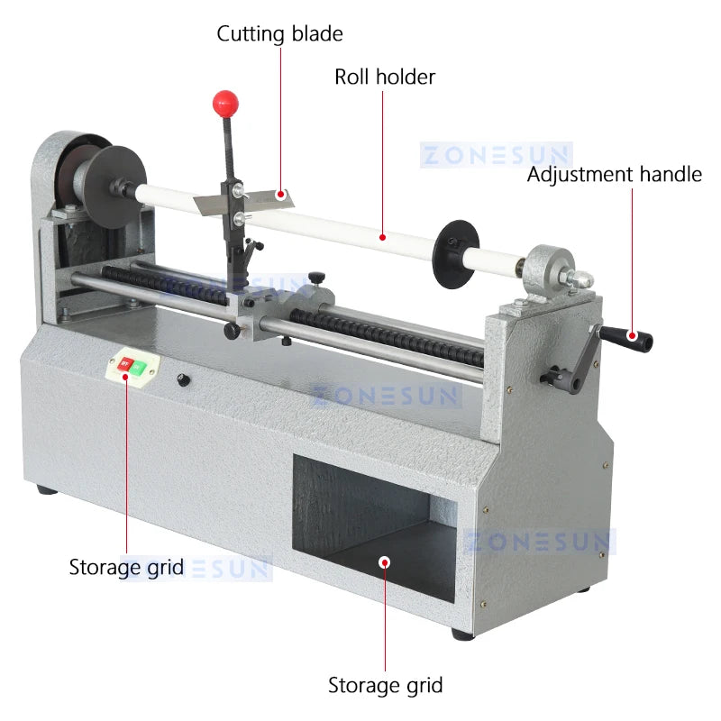 ZONESUN ZS-FC1 Foil Roll Cutting Machine Hot Foil Paper Dispenser Leather Cutter ZONESUNPRO