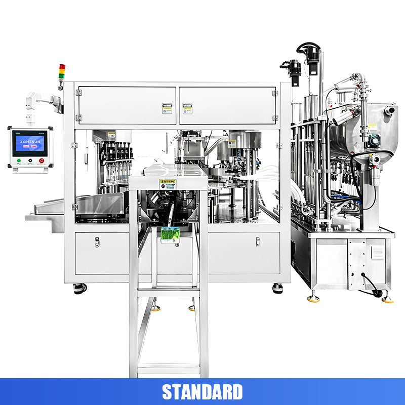 ZONESUN ZS-SPFC7 12-Head Rotary Spout Pouch Filling and Capping Machine