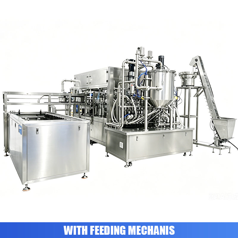 ZONESUN ZS-SPFC7 12-Head Rotary Spout Pouch Filling and Capping Machine