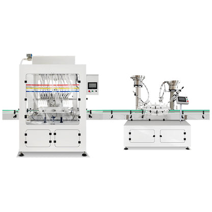 ZONESUN ZS-FAL180V4 Automatic Corrosive Liquid Filling Production Line for Angle Neck Bottles