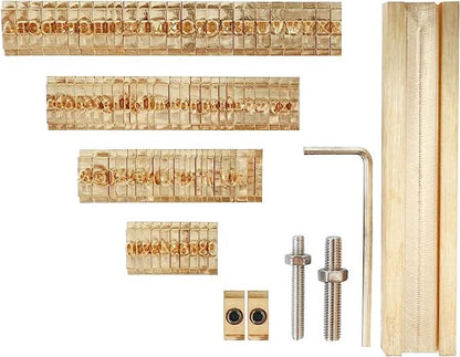 ZONESUN A8mm Copper Brass Stamping Molds for Letters, Numbers & Symbols