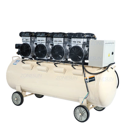 ZONESUN ZS-AC160L Powerful Pure Copper Piston Type Mute Oil-Free Air Compressor  ZONESUNPRO