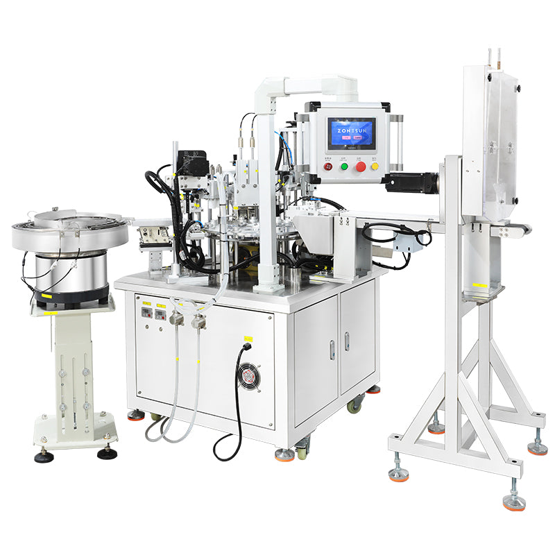 ZONESUN ZS-AFC17 Automatic 2 Nozzles Liquid Peristaltic Pump Filling Capping Machine