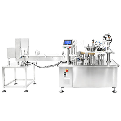 ZONESUN ZS-AFC18 Automatic Vial Filling and Dual-Station Crimp Capping Machine