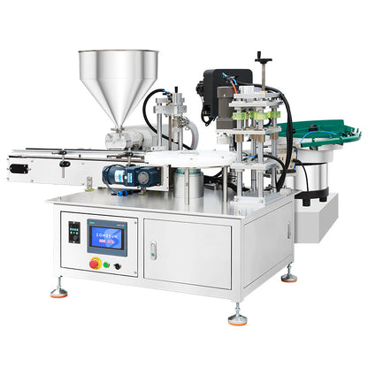 ZONESUN ZS-AFC19B Automatic Rotor Pump Cosmetic Paste Filling & Capping Machine  ZONESUNPRO