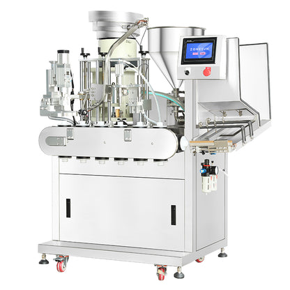 ZONESUN ZS-AFC48B Automatic Gear Pump Filling & Capping Machine for Round Tubes