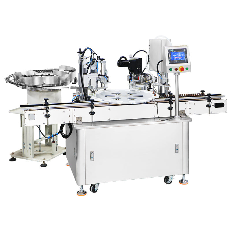 ZONESUN ZS-AFC52 Automatic Essential Oil Filling & Capping Monoblock Machine  ZONESUNPRO