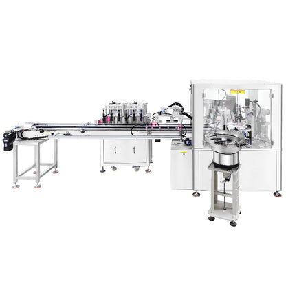 ZONESUN ZS-AFC9B Automatic Perfume Filling Capping Crimping Machine Cosmetic Fragrance Packaging Equipment