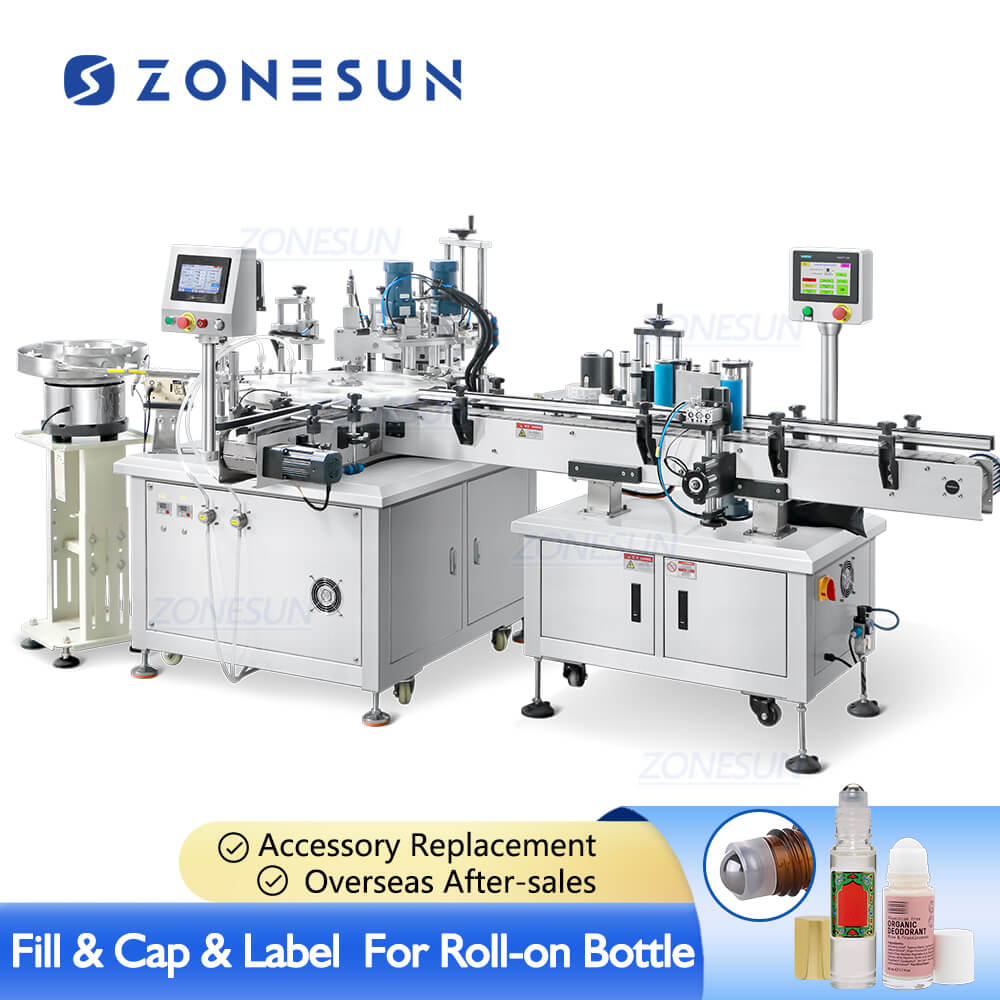 ZONESUN Roll on Bottle ZS-AFCL6 Full Automatic Monoblock