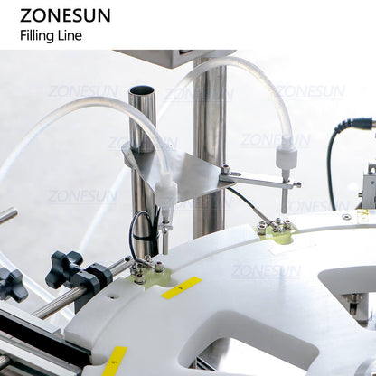 ZONESUN Roll on Bottle ZS-AFCL6 Full Automatic Monoblock