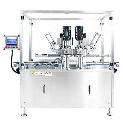 ZONESUN ZS-AFK120 Automatic Double-Head Vacuum Can Sealing Machine for Milk Powder and Coffee