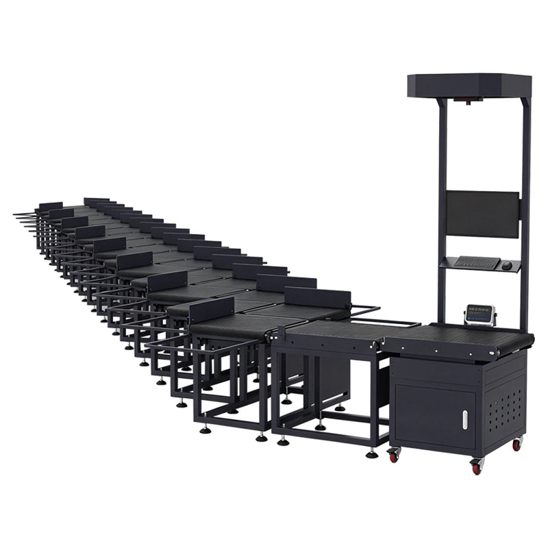 ZONESUN ZS-CB120Z Automatic Parcel Sorting Conveyor with Barcode Scanner & Dynamic Weighing