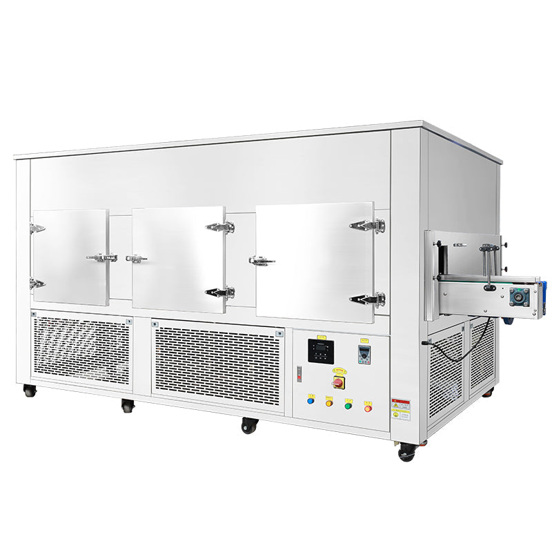 ZONESUN ZS-CT3 Reciprocating Conveyor Cooling Tunnel for Hot-Filled Creams and Food Products