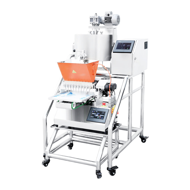 ZONESUN ZS-CTF50 Gummy Depositor Candy Heat Filling Machine 25L Cooker Filler