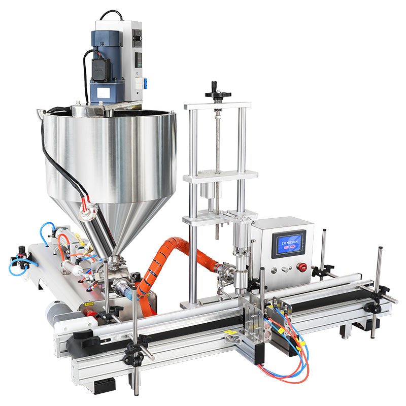 ZONESUN ZS-DTGT2B Heated Jacket Paste Filling Machine | 10–1000ml | Vaseline Cream Ointment | 800–900 BPH