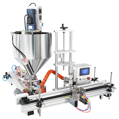 ZONESUN ZS-DTGT2B Heated Jacket Paste Filling Machine | 10–1000ml | Vaseline Cream Ointment | 800–900 BPH