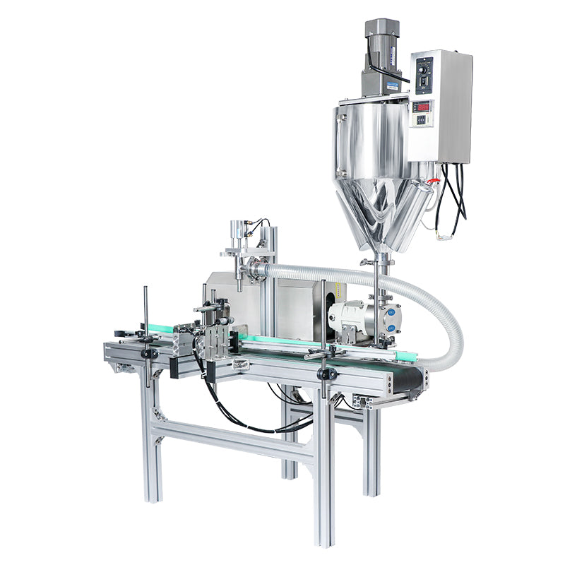 ZONESUN Automatic Rotor Pump Paste Liquid Filling Machine ZS-DTGT900M