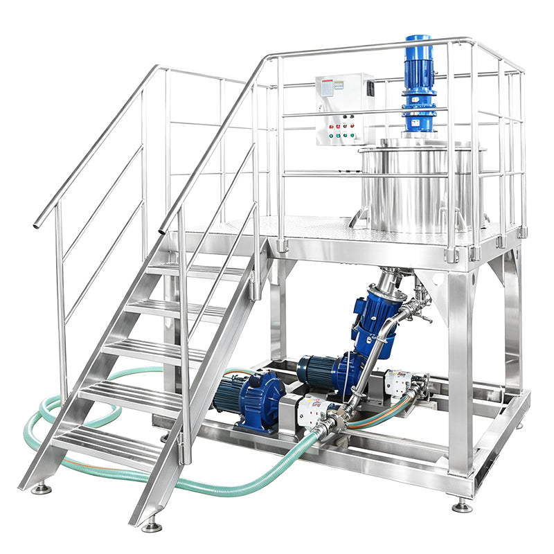 ZONESUN ZS-EM2 300L Industrial Emulsifier Mixing Tank for Cream and Paste Products