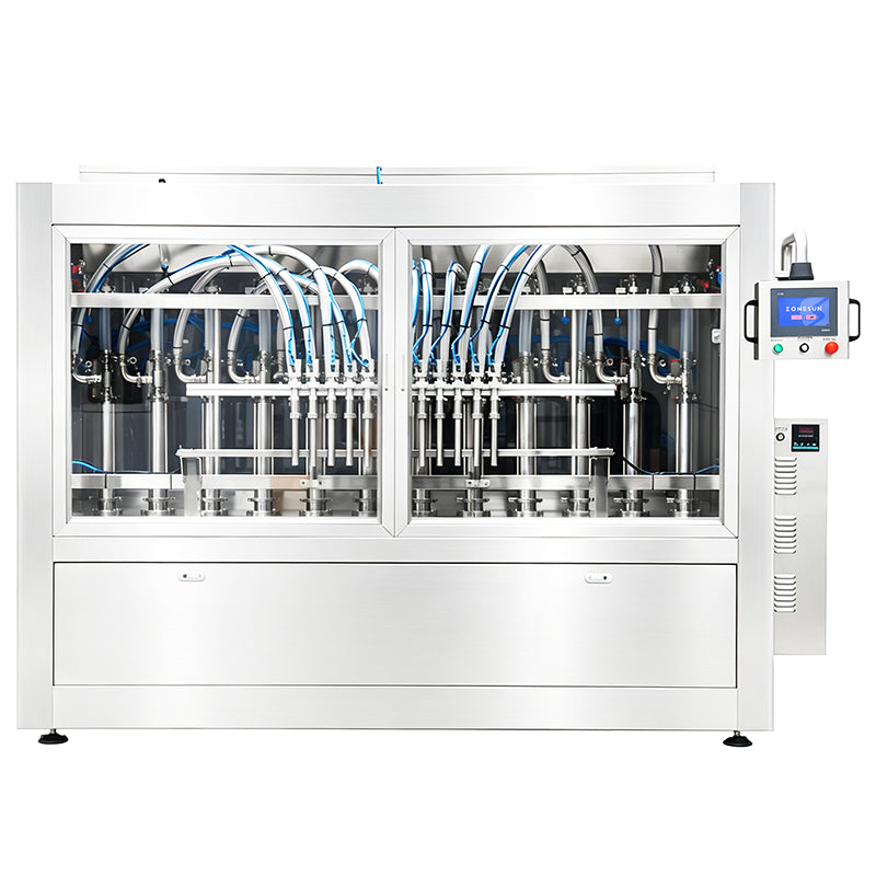 ZONESUN ZS-EVF01 Automatic Cooking Oil Bottle Filler Piston Filling Machine