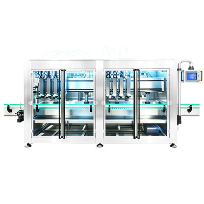 ZONESUN ZS-EVF02 8-Head Servo Tracking Cooking Oil Liquid Bottle Filling Machine