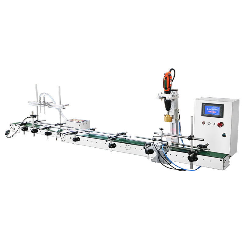 ZS-FAL180DT Desktop Liquid Beverage Filling Capping Small Procution Line  ZONESUNPRO