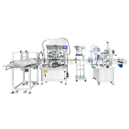 ZONESUN ZS-FAL180G10 Automatic Viscous Paste Filling Cap Pressing and Tightening Line