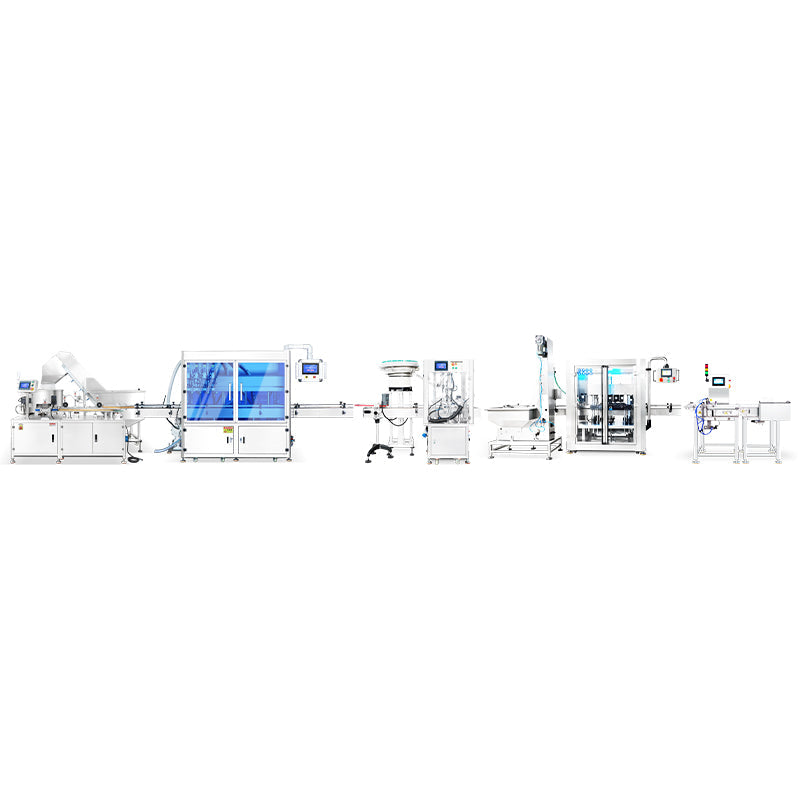 ZONESUN ZS-FAL180V16 Automatic Liquid Filling Capping and Checkweighing Production Line