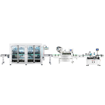 ZONESUN ZS-FAL180V9 Automatic Paste Production Line Twist-off Cap Bottle Packaging ZONESUN
