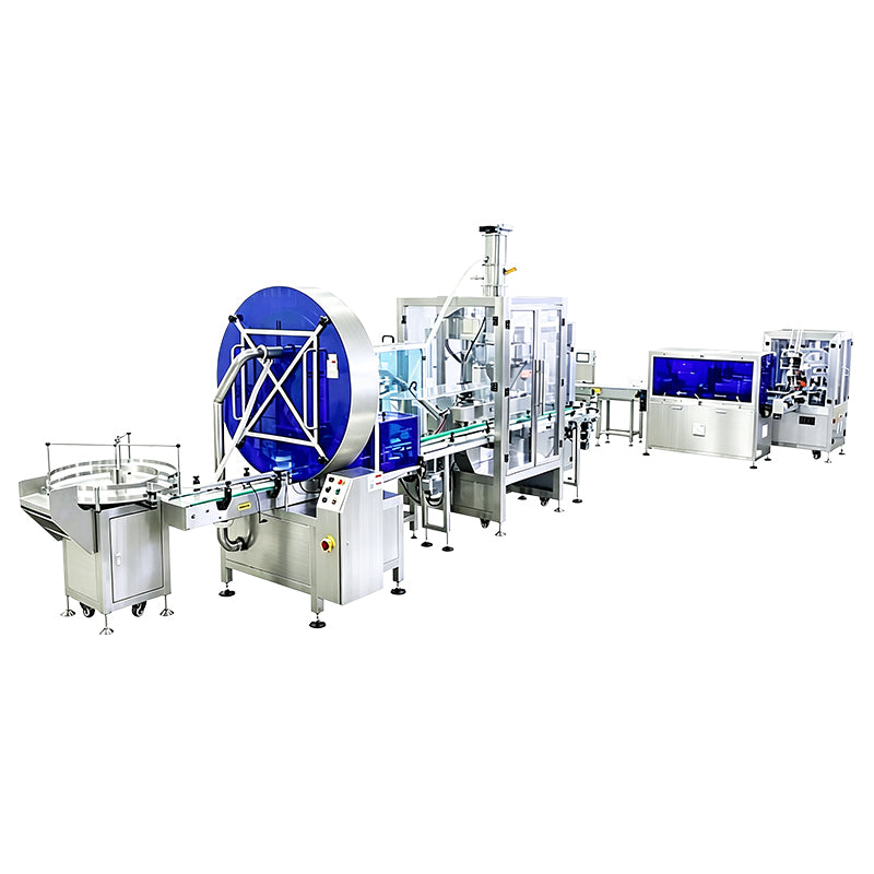 ZONESUN ZS-FAL320 Automatic Milk Powder Canning Line with Twin-Auger Filler Nitrogen Sealer
