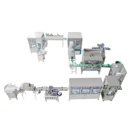 ZONESUN ZS-FALU Custom Bottle Rinsing Drying Filling Capping Labeling Production Line  ZONESUNPRO