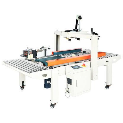 ZONESUN ZS-FKC4650S Automatic Box Tape Sealing and Labeling Machine