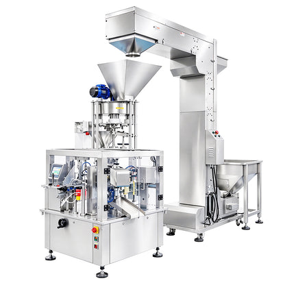 ZONESUN ZS-FM80 6-Station Premade Pouch Filling & Sealing Packaging Machine