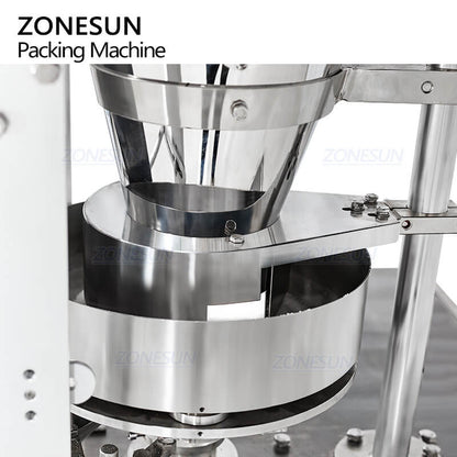 ZONESUN ZS-FS240KQ Automatic VFFS Packer Granule Drink Sachet Weighing Filling Sealing Packing Machine