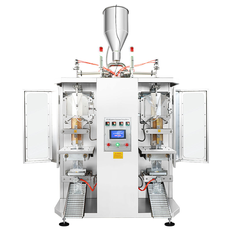 ZONESUN ZS-GJH2 Dual Head Liquid Pouch Liquid Filling Sealing Machine  ZONESUNPRO