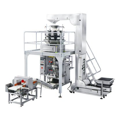 ZONESUN ZS-GW10 Automatic Granule Feeding Weighing Filling Sealing Machine With Metal Detector