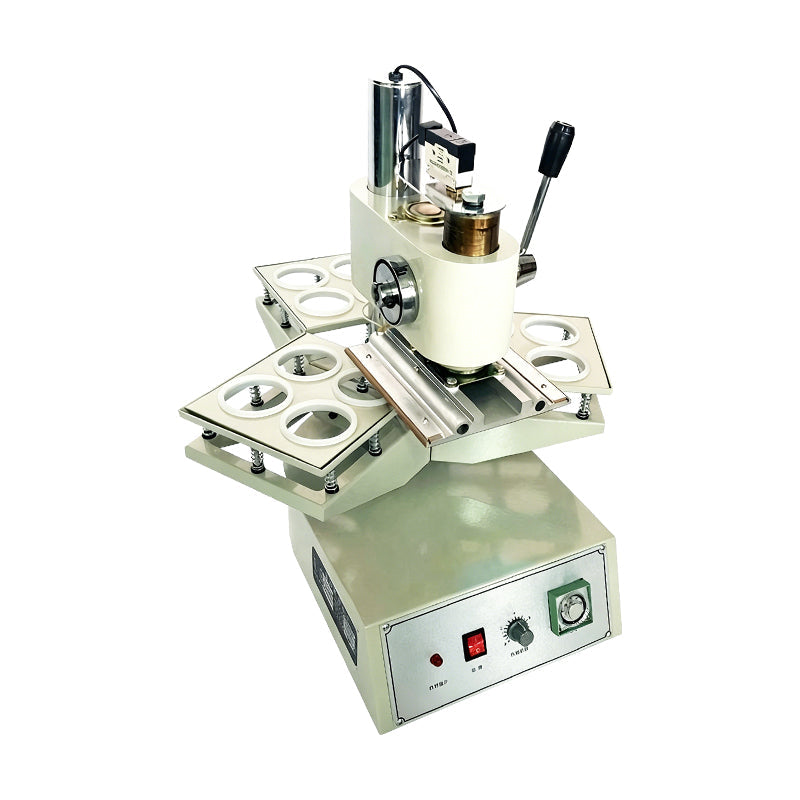 ZONESUN ZS-KCS5 Semi-Automatic Cup Sealing Machine for Plastic Cups Manual Heat Sealer for Milk Tea, Coffee & Yogurt Packaging