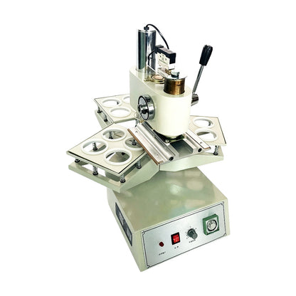 ZONESUN ZS-KCS5 Semi-Automatic Cup Sealing Machine for Plastic Cups Manual Heat Sealer for Milk Tea, Coffee & Yogurt Packaging