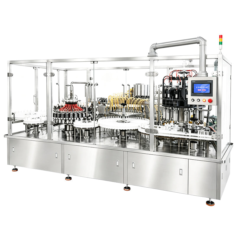 ZONESUN ZS-KGFX32 High-Speed Air Washing Filling and Capping Machine for 30 ml PP Bottles